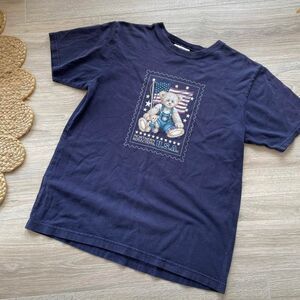 Northern Reflections Vintage Teddy Bear Graphic Tee Shirt Medium 90's Retro READ